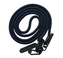 Шнурок LONG (150см) 8mm з карабіном + тримач для чохлів (універсальний) Dark blue mag-2000001613634140064