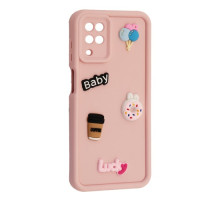 Чохол Happy для Samsung A12 Light pink mag-2000001615942143362