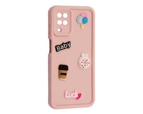 Чохол Happy для Samsung A12 Light pink mag-2000001615942143362