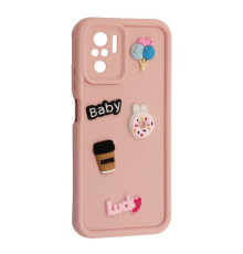 Чохол Happy для Xiaomi Redmi Note 10/10S Light pink mag-2000001616741143442