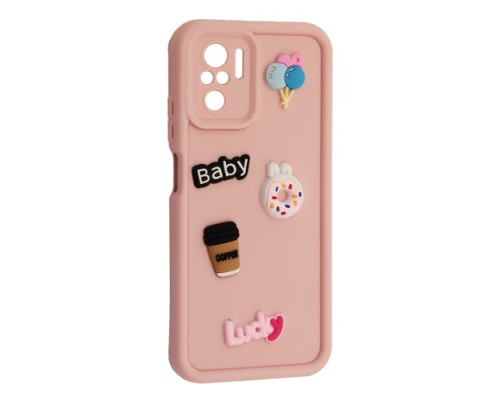 Чохол Happy для Xiaomi Redmi Note 10/10S Light pink mag-2000001616741143442