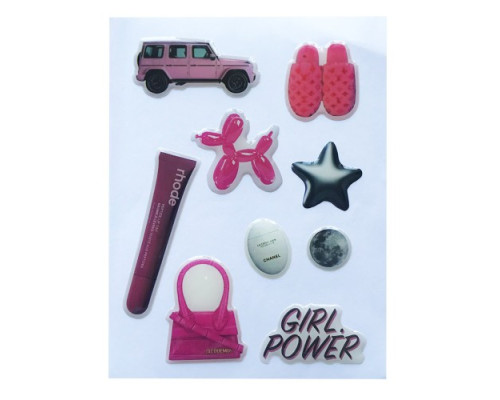 Набір наклейок 3D STICKERS Fashin style 14 mag-2000001626245142143