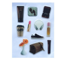 Набір наклейок 3D STICKERS Fashin style 24 mag-2000001626344142153