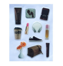 Набір наклейок 3D STICKERS Fashin style 24 mag-2000001626344142153