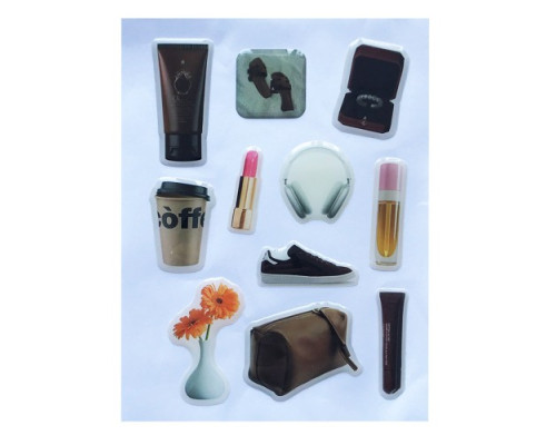 Набір наклейок 3D STICKERS Fashin style 24 mag-2000001626344142153