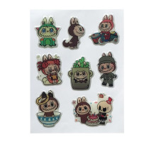 Набір наклейок 3D STICKERS Labubu 15 mag-2000001627051142452