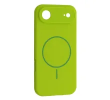 Чохол Silicone Case Full Camera Fine Ring MagSafe for iPhone 17 Air Emerald green mag-2000001628355145214