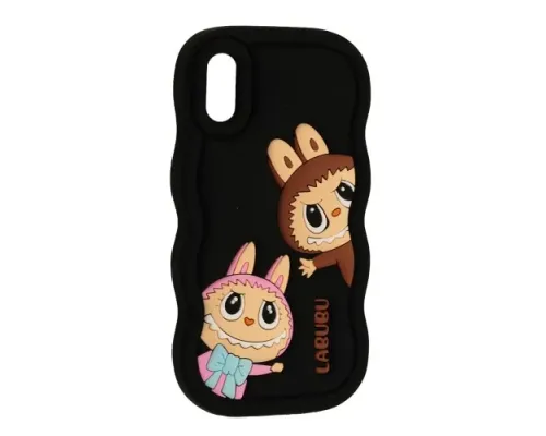 Чохол LABUBU Case for iPhone X/XS Black mag-2000001636473143784