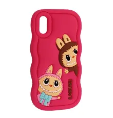 Чохол LABUBU Case for iPhone XR Hot pink mag-2000001636572143794