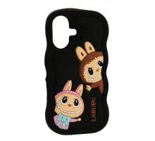 Чохол LABUBU Case for iPhone 16 Black mag-2000001637074143844