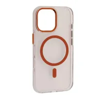 Чохол Silver Shield Magsafe for iPhone 17 Transparent Orange mag-2000001637388144271