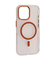 Чохол Silver Shield Magsafe for iPhone 17 Transparent Orange mag-2000001637388144271