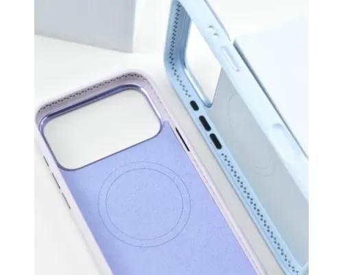 Чохол Liquid Silicone Case Metal Camera MagSafe для iPhone 16 Pro Max Pink mag-2000001638644144136