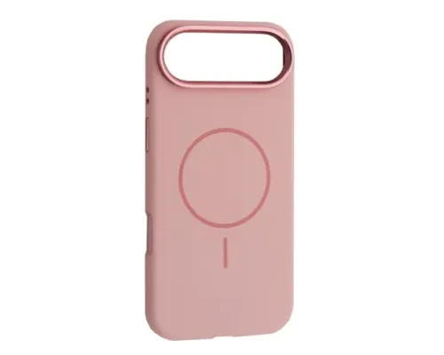 Чохол Liquid Silicone Case Metal Camera MagSafe для iPhone 17 Air Pink mag-2000001638545144126