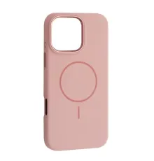 Чохол Liquid Silicone Case Metal Camera MagSafe для iPhone 16 Pro Max Pink mag-2000001638644144136