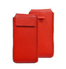 чохол витяжка шкіряний Grand КМ універсальна 5,5 (152*75*9мм) червоний mag-200000063174510428