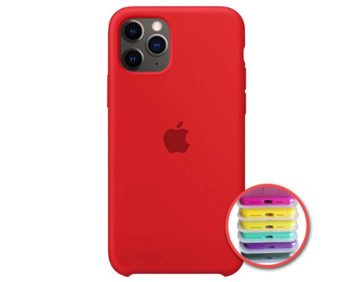 Чохол Silicone Case Full Copy for iPhone 11 Pro Max (14) red mag-20000010771153262