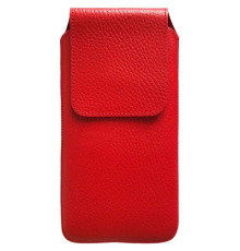 чохол витяжка шкіряний Grand КМ універсальна 6 (165*83*10мм) червоний mag-2000001014943140519