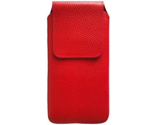 чохол витяжка шкіряний Grand КМ універсальна 6 (165*83*10мм) червоний mag-2000001014943140519
