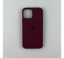 Чохол Silicone Case Copy with MagSafe for iPhone 12 Pro Max Plum mag-200000127408859811