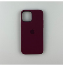 Чохол Silicone Case Copy with MagSafe for iPhone 12 Pro Max Plum mag-200000127408859811
