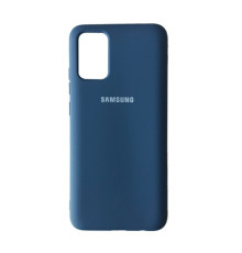Чохол Silicone Case Full for Samsung A02S (A025) Navy Blue mag-200000127494114162
