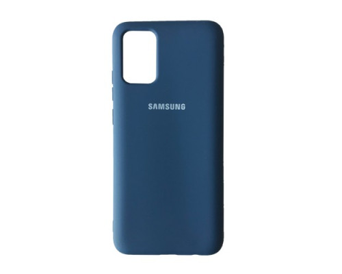 Чохол Silicone Case Full for Samsung A02S (A025) Navy Blue mag-200000127494114162