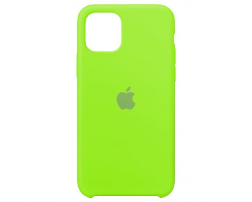 Чохол Silicone case for iPhone 12 /12 Pro (31) lime green mag-200000127579514252