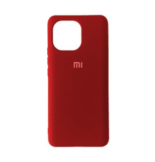 Чохол Silicone Case Full for Xiaomi Mi 11 Red mag-200000128705715153