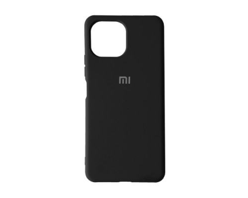 Чохол Silicone Case Full for Xiaomi Mi 11 Lite Black mag-200000129616515909