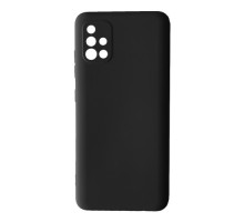Чохол Silicone Case Camera (no logo) для Samsung A51 (A515) black mag-2000001344446100543