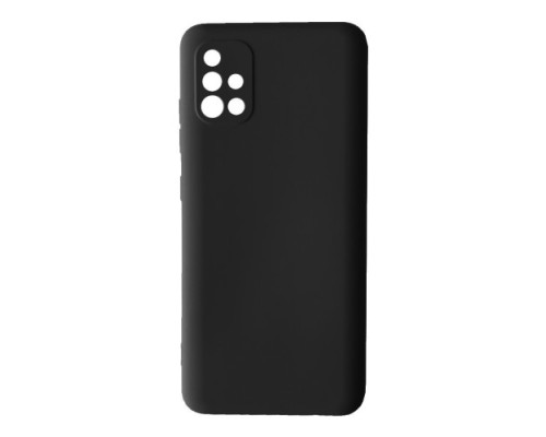 Чохол Silicone Case Camera (no logo) для Samsung A51 (A515) black mag-2000001344446100543