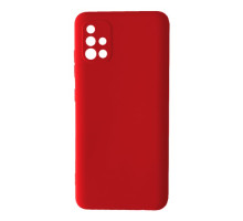 Чохол Silicone Case Camera (no logo) для Samsung A51 (A515) red mag-2000001344460138754