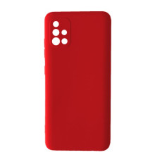 Чохол Silicone Case Camera (no logo) для Samsung A51 (A515) red mag-2000001344460138754