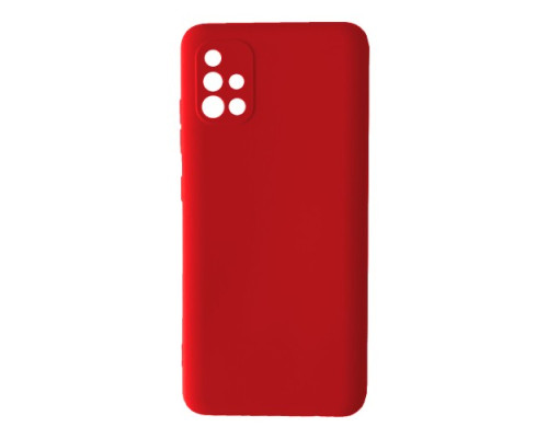 Чохол Silicone Case Camera (no logo) для Samsung A51 (A515) red mag-2000001344460138754