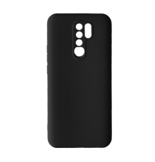 Чохол Silicone Case Camera (no logo) для Xiaomi Redmi 9 black mag-2000001344606135857