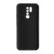 Чохол Silicone Case Camera (no logo) для Xiaomi Redmi 9 black mag-2000001344606135857