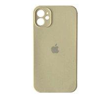 Silicone Case Full Camera Square side Copy for iPhone 11 Cream mag-2000001349953142627