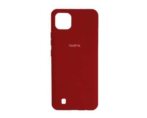 Чохол Silicone Case Full for Realme C11 2021 Red mag-200000135392943971