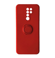 Чохол Ring Case для Xiaomi Redmi 9 Red mag-2000001367506101174