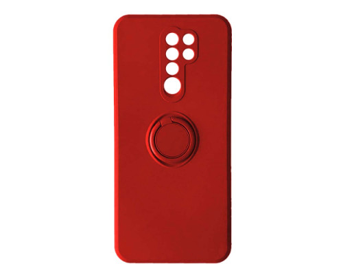 Чохол Ring Case для Xiaomi Redmi 9 Red mag-2000001367506101174