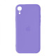 Silicone Case Full Camera Square side for iPhone XR Lilac mag-2000001389676142637