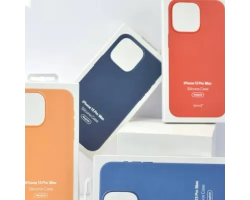 Чохол Silicone Case Copy with MagSafe for iPhone 15 Pro Guava mag-2000001478875149896