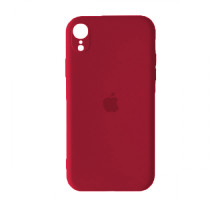Silicone Case Full Camera Square side Copy for iPhone XR Rose mag-2000001396797142647