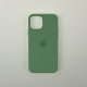 Чохол Silicone Case Copy with MagSafe for iPhone 12 Pro Max Pistachio mag-200000130182116469