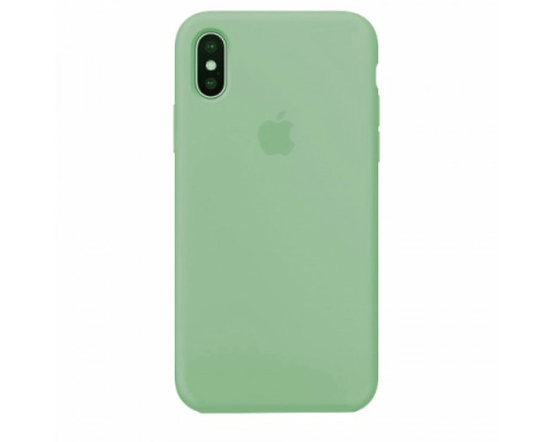 Чохол Silicone Case Full Copy for iPhone XS Max (68) fresh green mag-20000013277393654