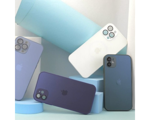 Чохол AG GLASS MAGSAFE Case for iPhone 14 Dark purple mag-200000144630031962