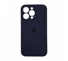 Silicone Case Full Camera Square side Copy for iPhone 13 Pro Max Midnight blue mag-200000145706133041