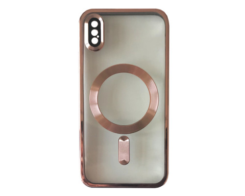 Чохол SHINING Camera MagSafe for iPhone XS Rose gold mag-2000001459898131903
