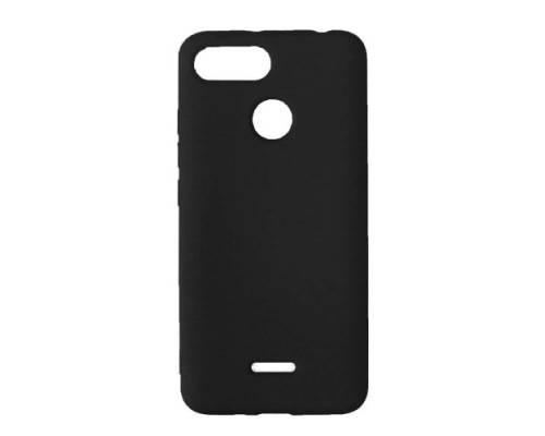 Чохол Silicone Case Camera (no logo) для Xiaomi Redmi 6 Black mag-2000001470350104463